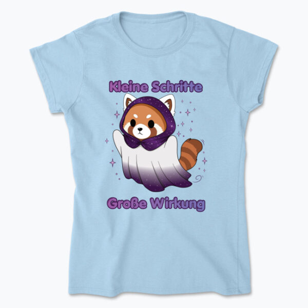Piko Damen T-Shirt „Kleine Schritte, große Wirkung" | Softstyle