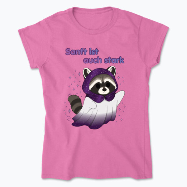 Kira Damen T-Shirt „Sanft ist auch stark" | Softstyle