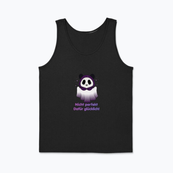 Mochi Herren Tank Top „Nicht perfekt. Dafür glücklich!"