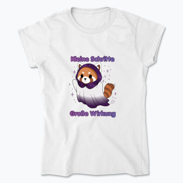 Piko Damen T-Shirt „Kleine Schritte, große Wirkung" | Softstyle