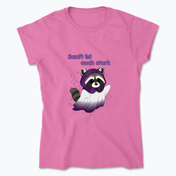 Kira Damen T-Shirt „Sanft ist auch stark" | Softstyle