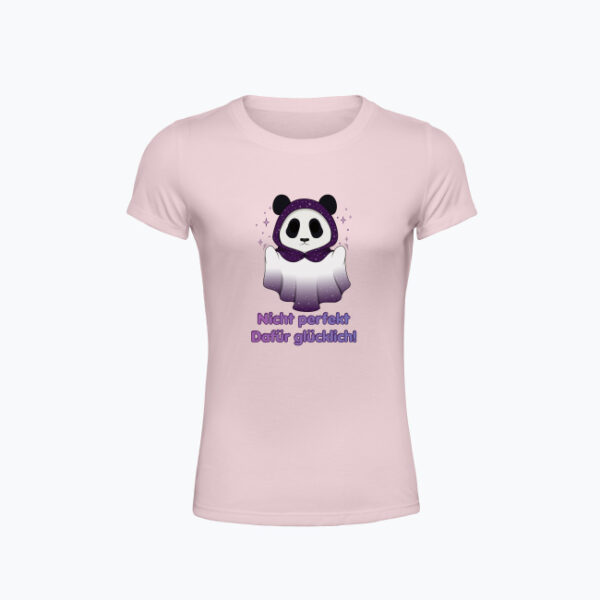 Mochi Damen T-Shirt „Nicht perfekt. Dafür glücklich!" | Classic