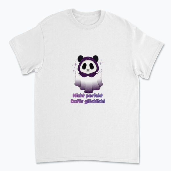 Mochi Unisex T-Shirt „Nicht perfekt. Dafür glücklich!" | Heavy